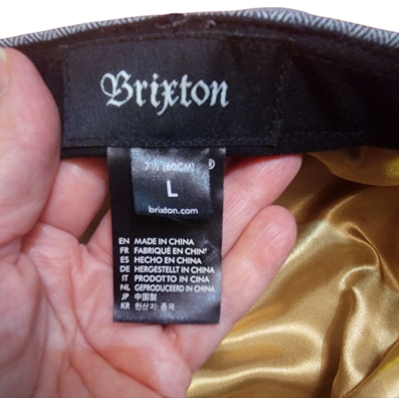 Brixton Upcycled Newsboy Cap - Picture 5 of 6